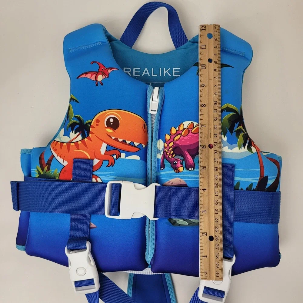 REALIKE Kids Swim Vest Toddler  Small (2-4 yrs/22-33 lbs), Dinosaur‎